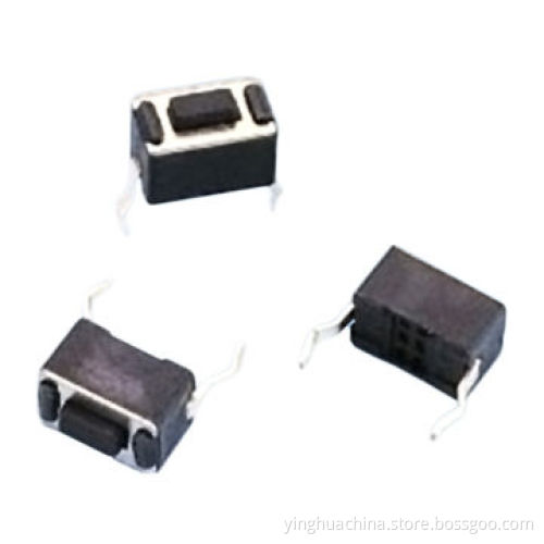 Tact Switch, 3.5mmx6mm Pitch Through Hole 4.3mm/5.0mm Knob Height 180gf/250gf, Operating Force 8700